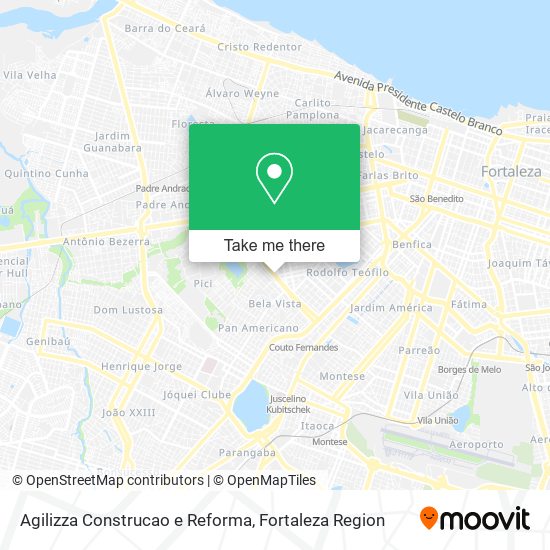 Agilizza Construcao e Reforma map