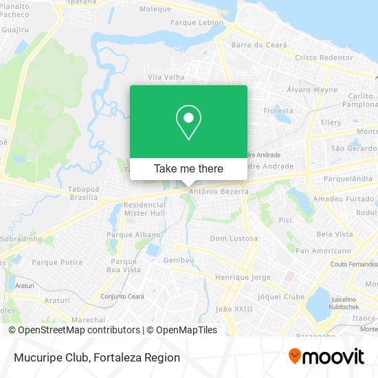 Mucuripe Club map