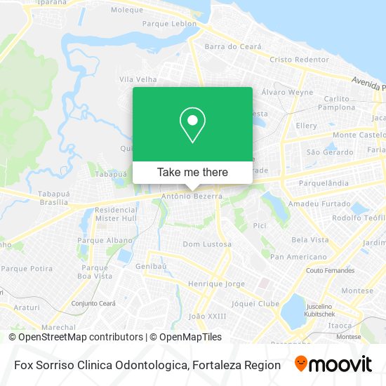 Fox Sorriso Clinica Odontologica map