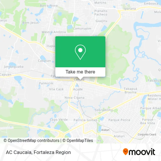 AC Caucaia map