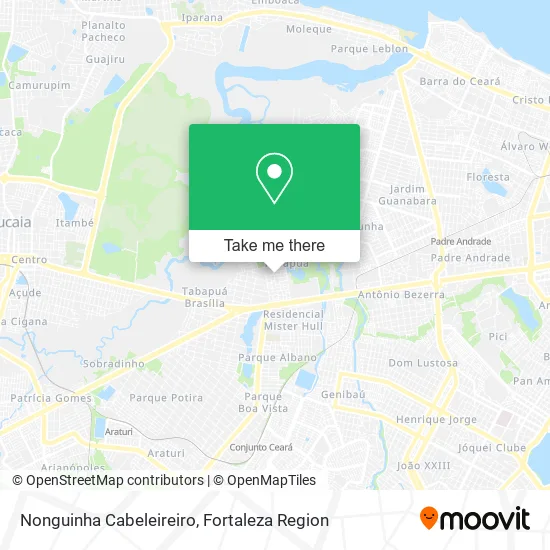 Nonguinha Cabeleireiro map