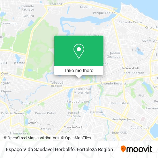 Espaço Vida Saudável Herbalife map