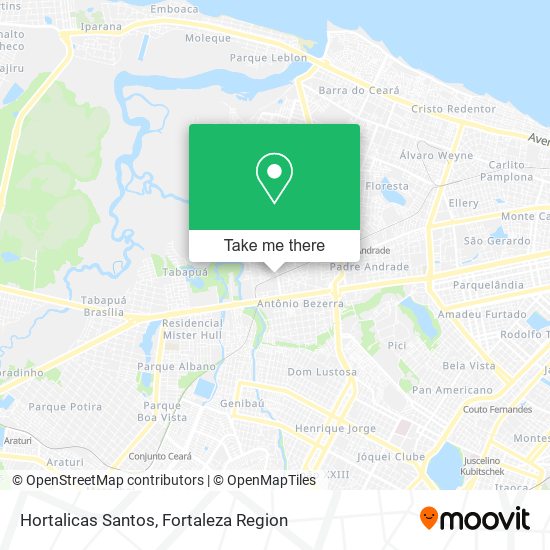 Mapa Hortalicas Santos