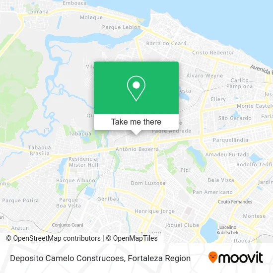 Deposito Camelo Construcoes map