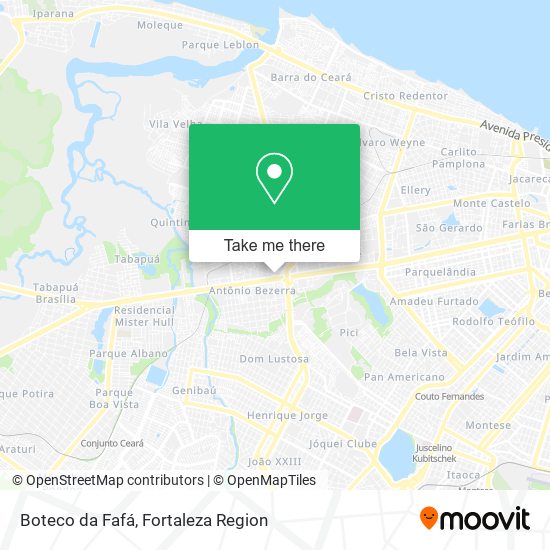 Boteco da Fafá map