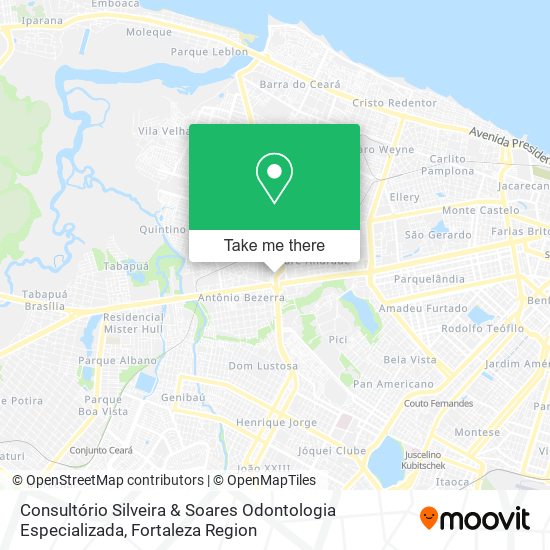 Mapa Consultório Silveira & Soares Odontologia Especializada