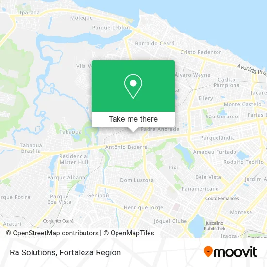 Ra Solutions map