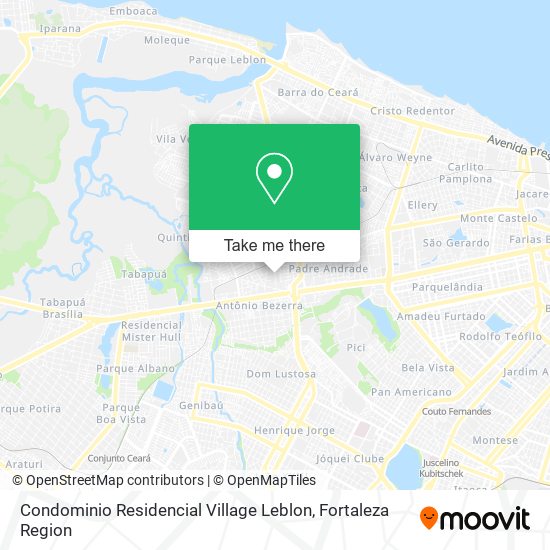 Condominio Residencial Village Leblon map