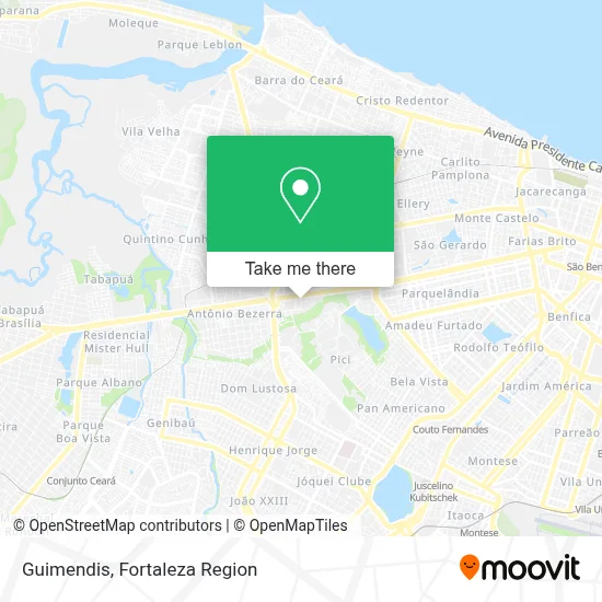 Guimendis map