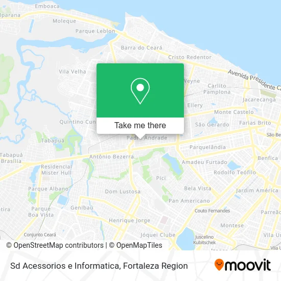 Sd Acessorios e Informatica map