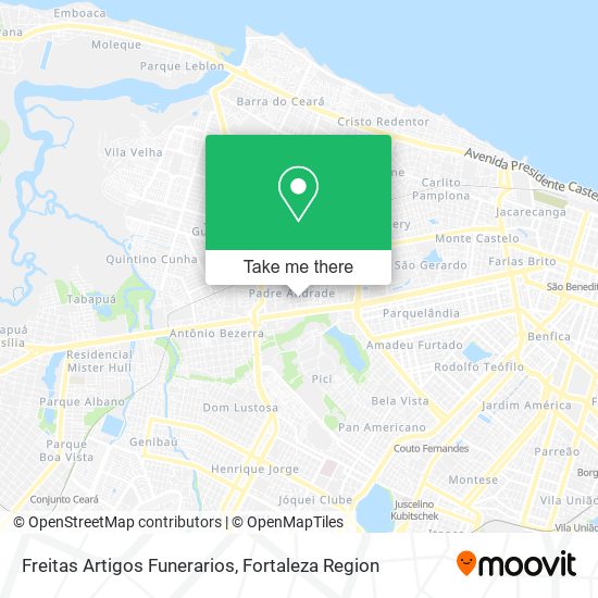 Freitas Artigos Funerarios map