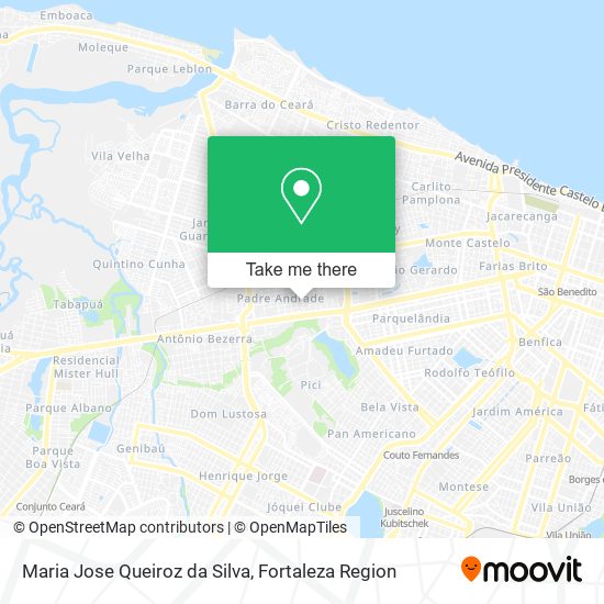 Maria Jose Queiroz da Silva map