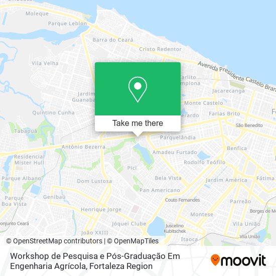 Mapa Workshop de Pesquisa e Pós-Graduação Em Engenharia Agrícola