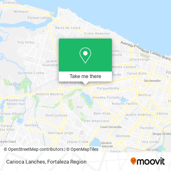 Carioca Lanches map