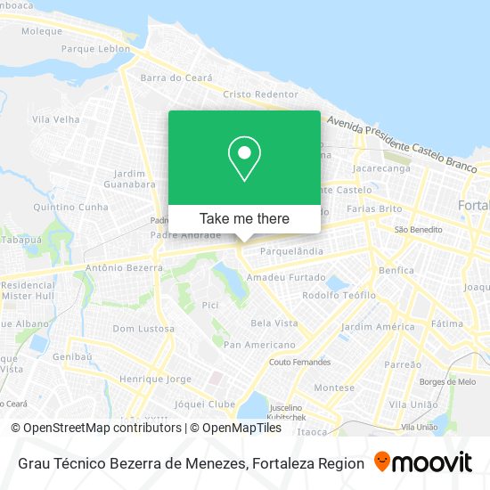 Grau Técnico Bezerra de Menezes map