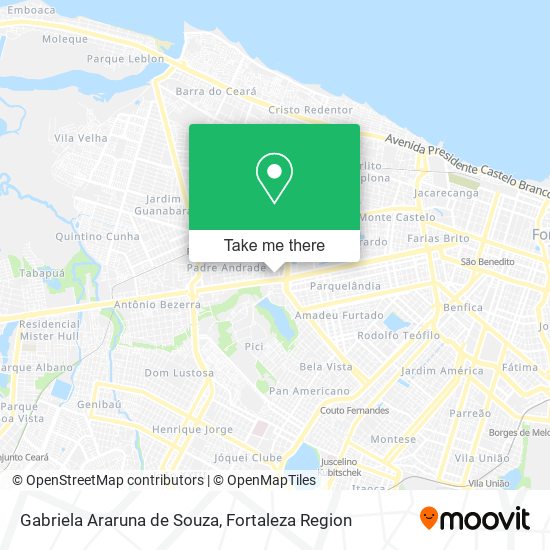 Gabriela Araruna de Souza map