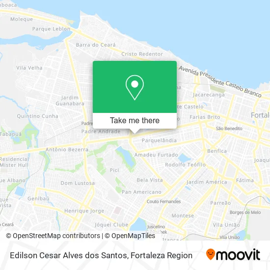 Edilson Cesar Alves dos Santos map