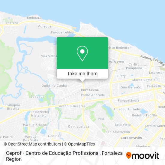Ceprof - Centro de Educação Profissional map