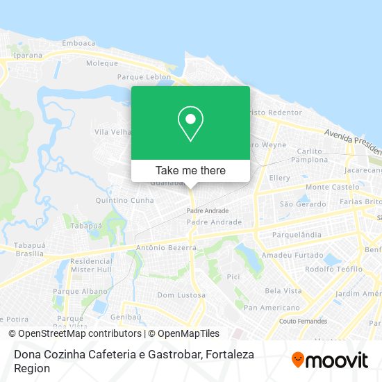 Dona Cozinha Cafeteria e Gastrobar map