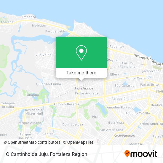 O Cantinho da Juju map