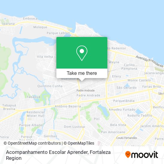 Mapa Acompanhamento Escolar Aprender