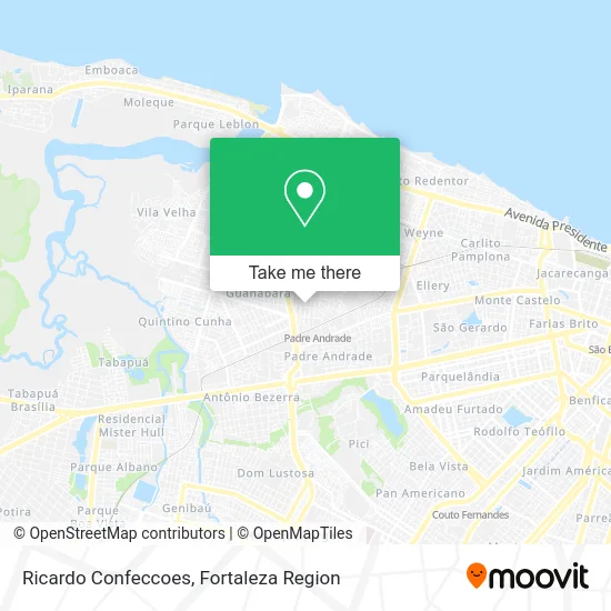 Ricardo Confeccoes map