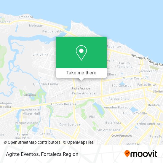 Agitte Eventos map