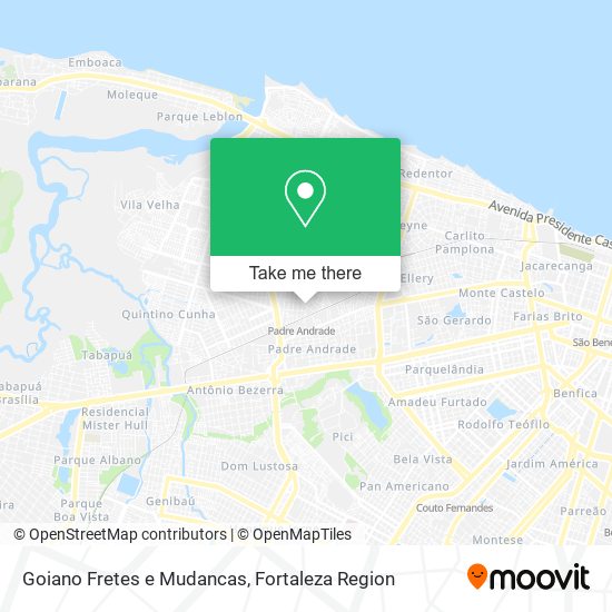 Goiano Fretes e Mudancas map