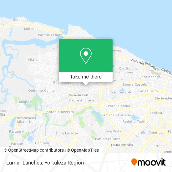 Lumar Lanches map