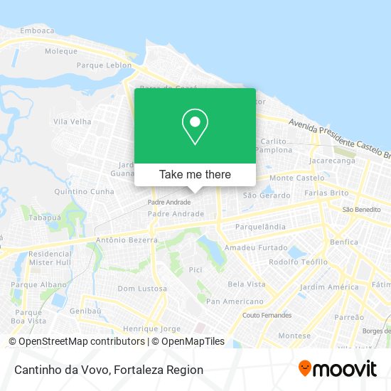 Cantinho da Vovo map