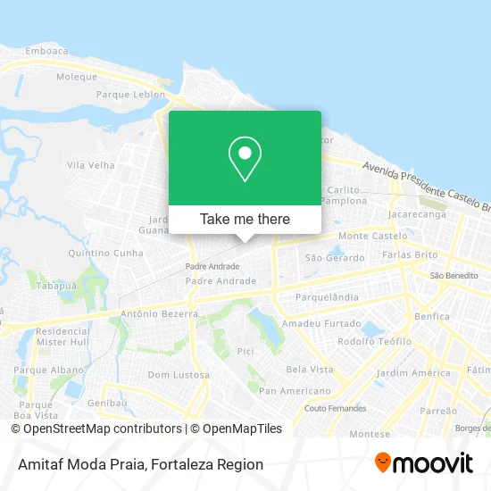Amitaf Moda Praia map