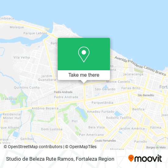 Mapa Studio de Beleza Rute Ramos
