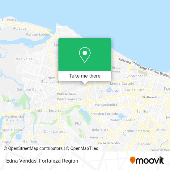 Edna Vendas map