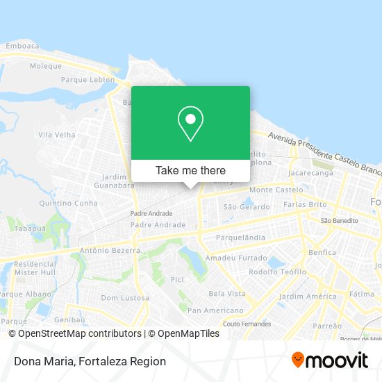 Dona Maria map