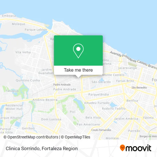 Clinica Sorrindo map