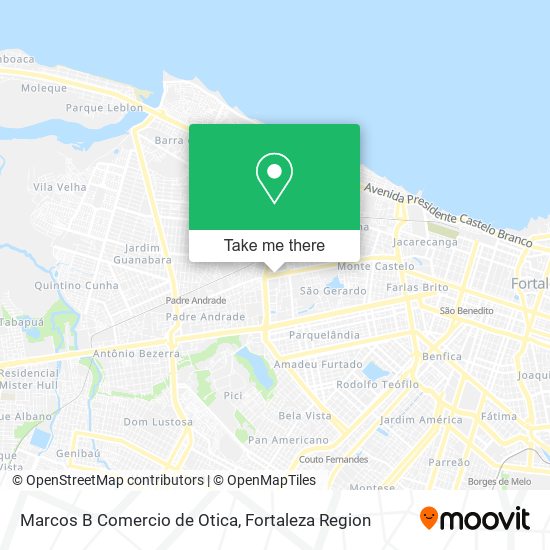 Marcos B Comercio de Otica map