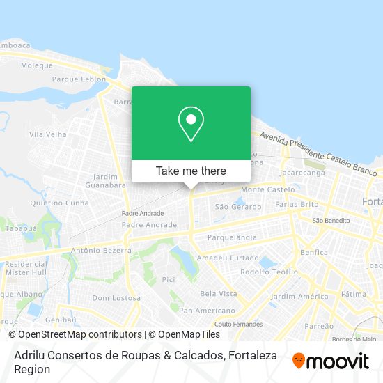 Adrilu Consertos de Roupas & Calcados map