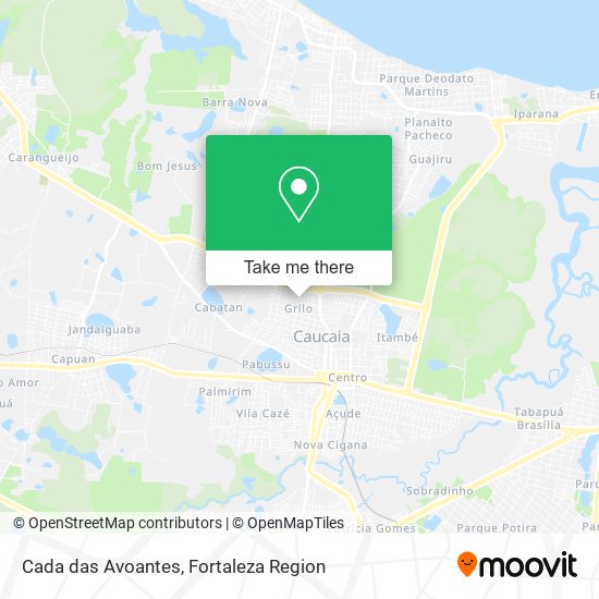 Mapa Cada das Avoantes