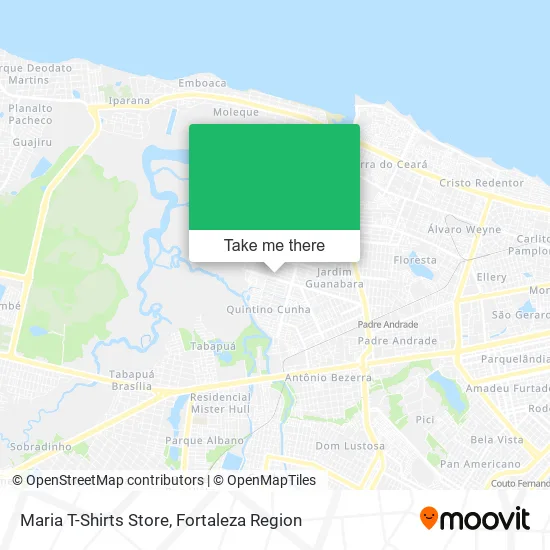 Maria T-Shirts Store map