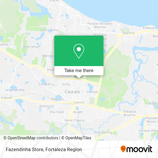 Fazendinha Store map