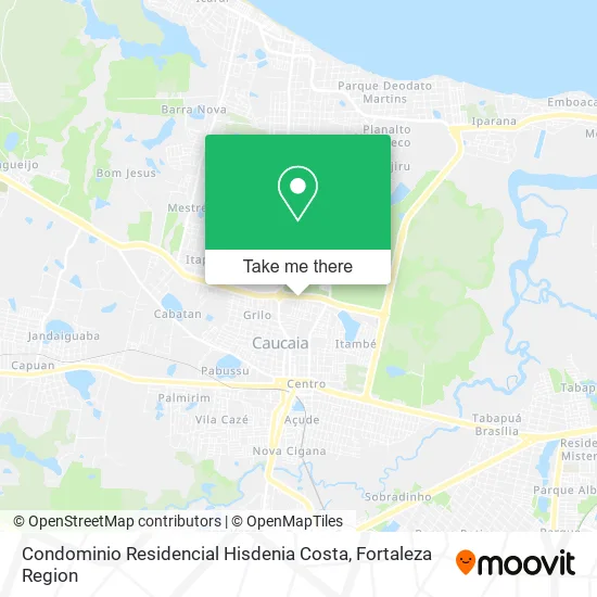 Condominio Residencial Hisdenia Costa map