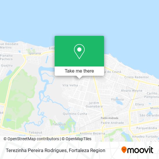 Terezinha Pereira Rodrigues map