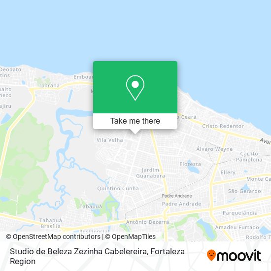 Studio de Beleza Zezinha Cabelereira map