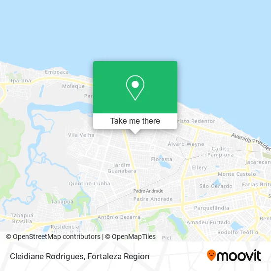 Cleidiane Rodrigues map