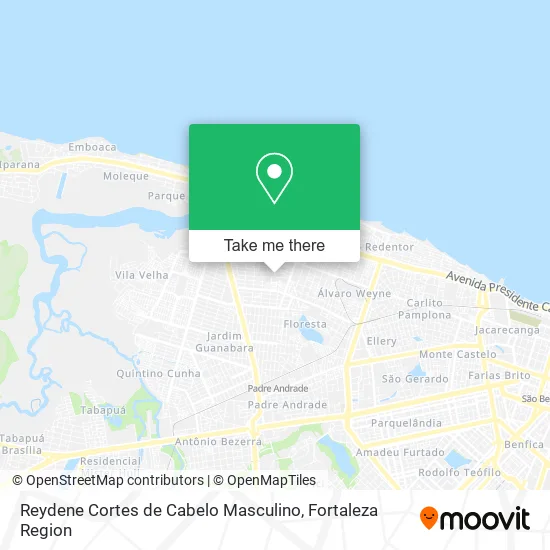 Reydene Cortes de Cabelo Masculino map