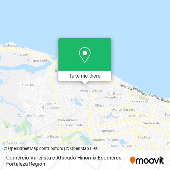 Comercio Varejista e Atacado Hinomix Ecomerce map