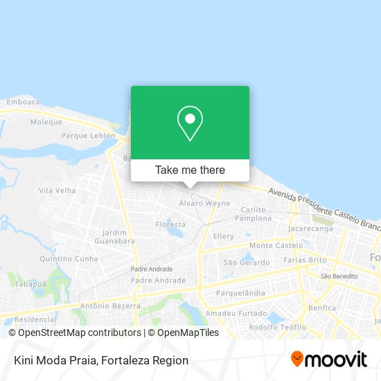 Mapa Kini Moda Praia