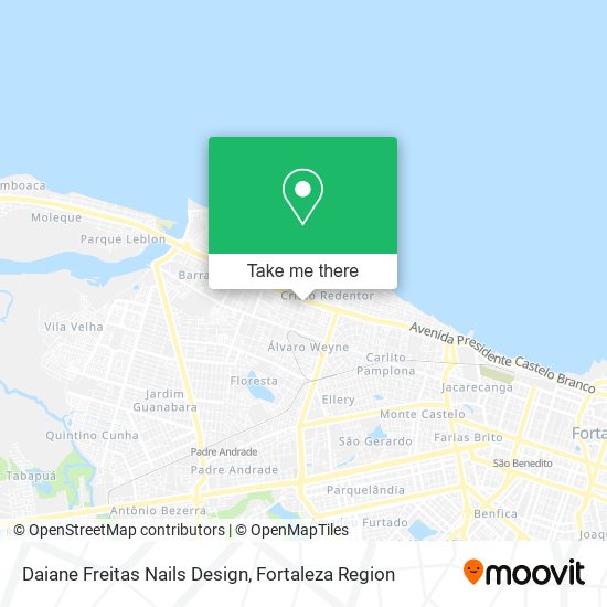 Daiane Freitas Nails Design map