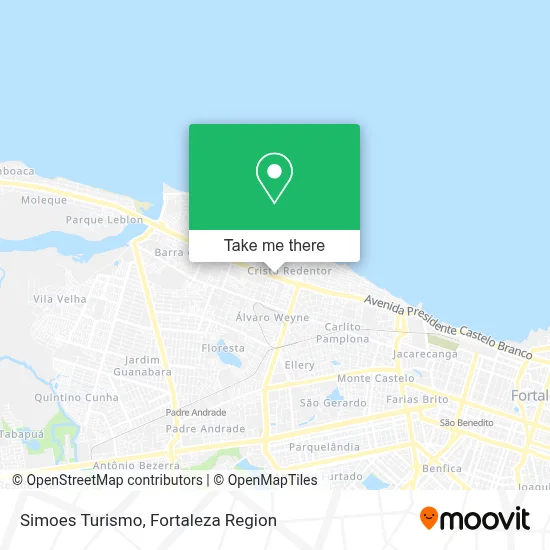 Simoes Turismo map