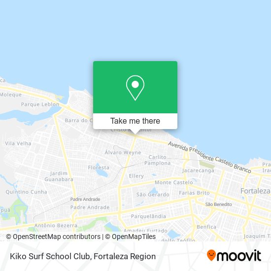 Kiko Surf School Club map